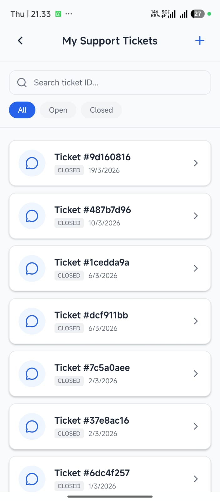 Live Chat Support