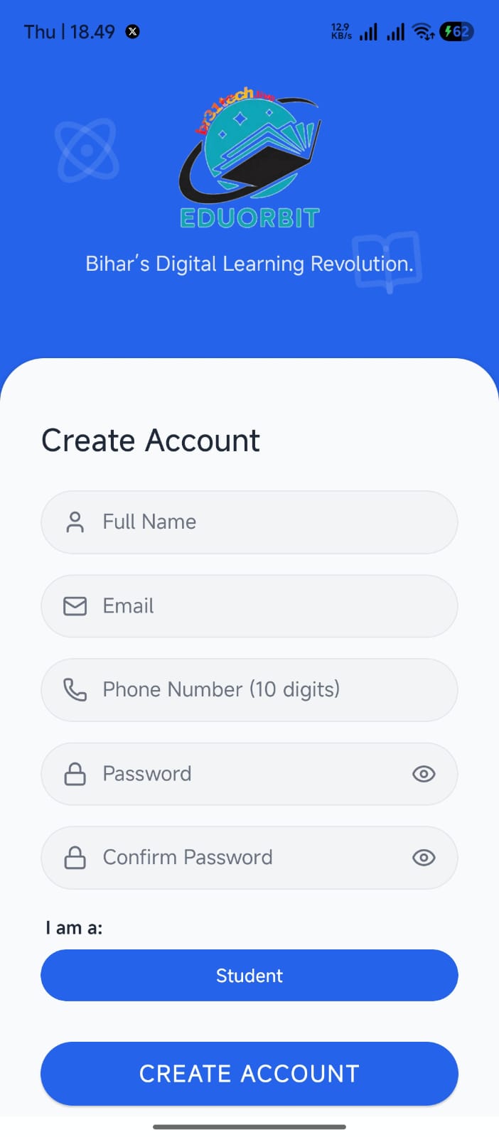 Account Sign Up